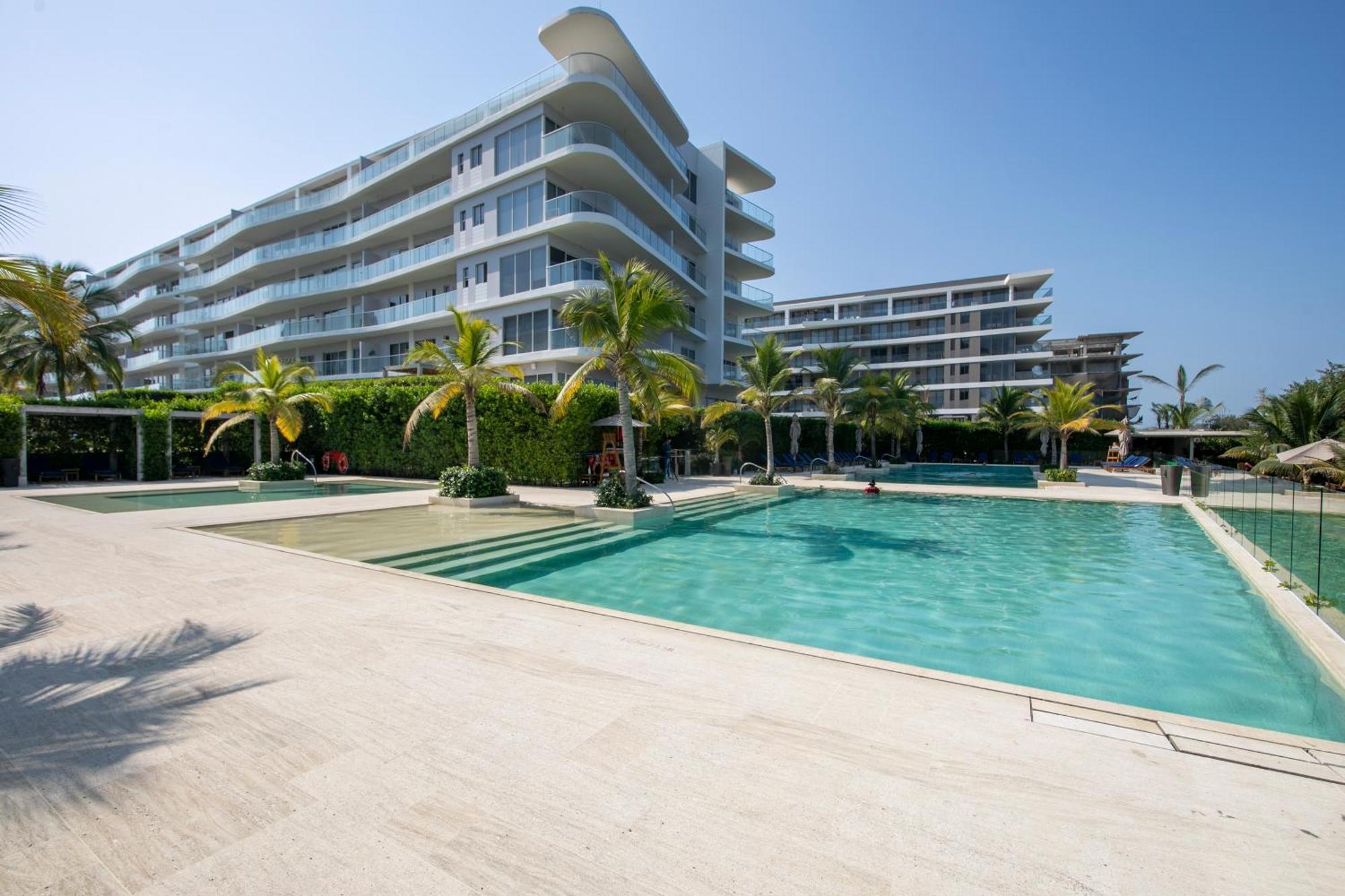 Exclusivo Resort Frente Al Mar, Playa Privada, Piscinas Cartagena Bagian luar foto